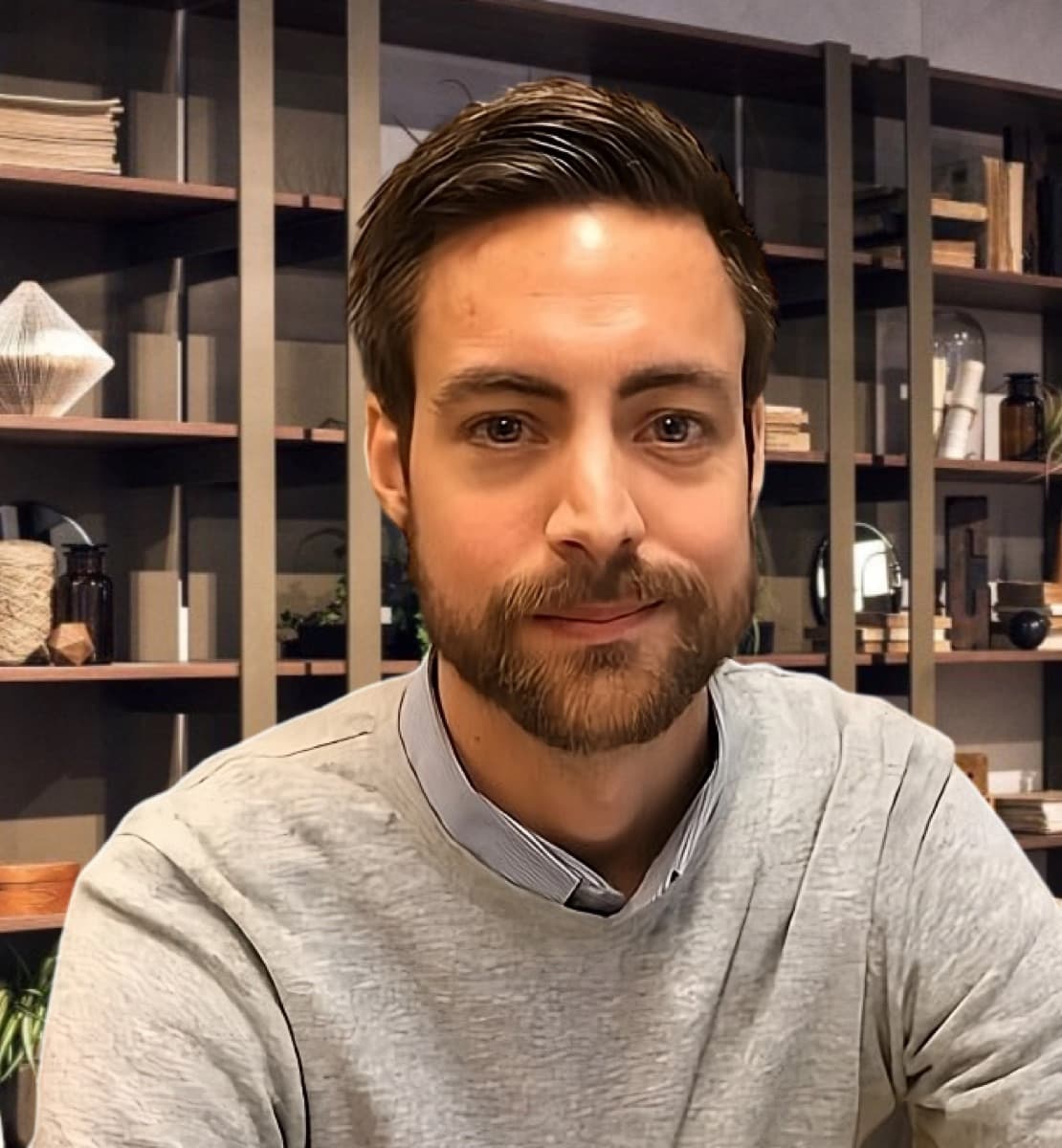 Porträtt av Oskar Kriborg, Bankoredovisning AB
